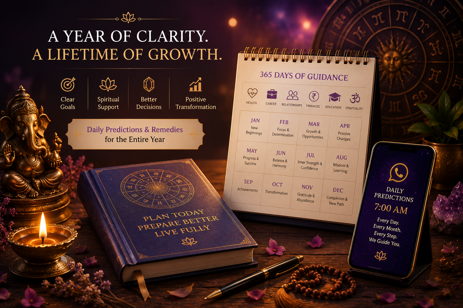 Annual astrology prediction plan by Uparwala